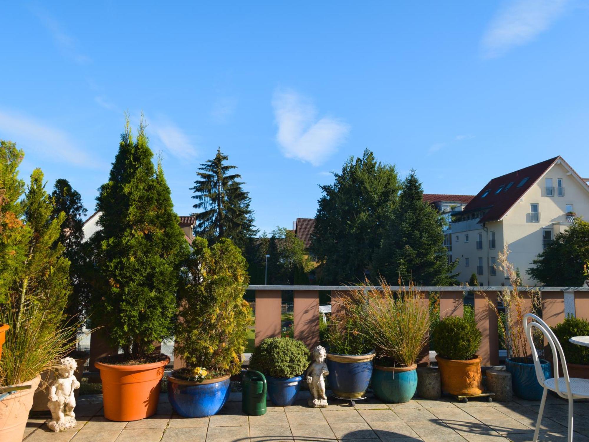 Schönes, ruhiges Apartment mit Sonnenterrasse Tettnang Exterior foto